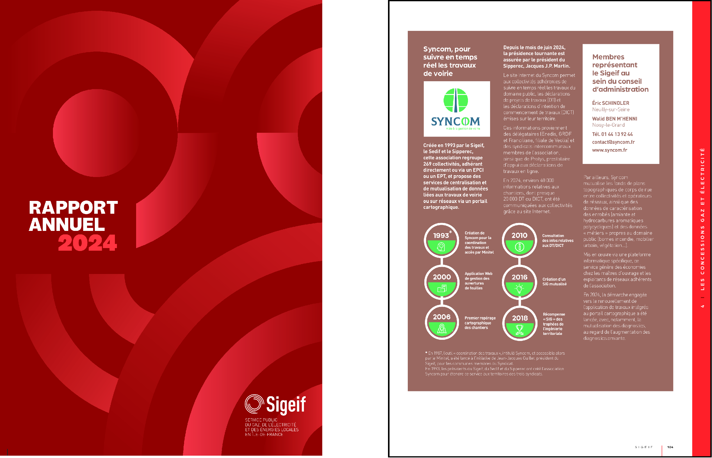 Aperçu du rapport annuel du SIGEIF 2024