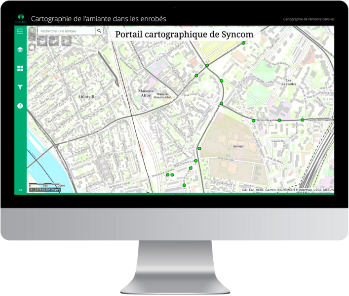 Cartographie diagnostics amiante et HAP