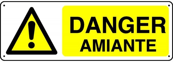 danger amiante enrobes